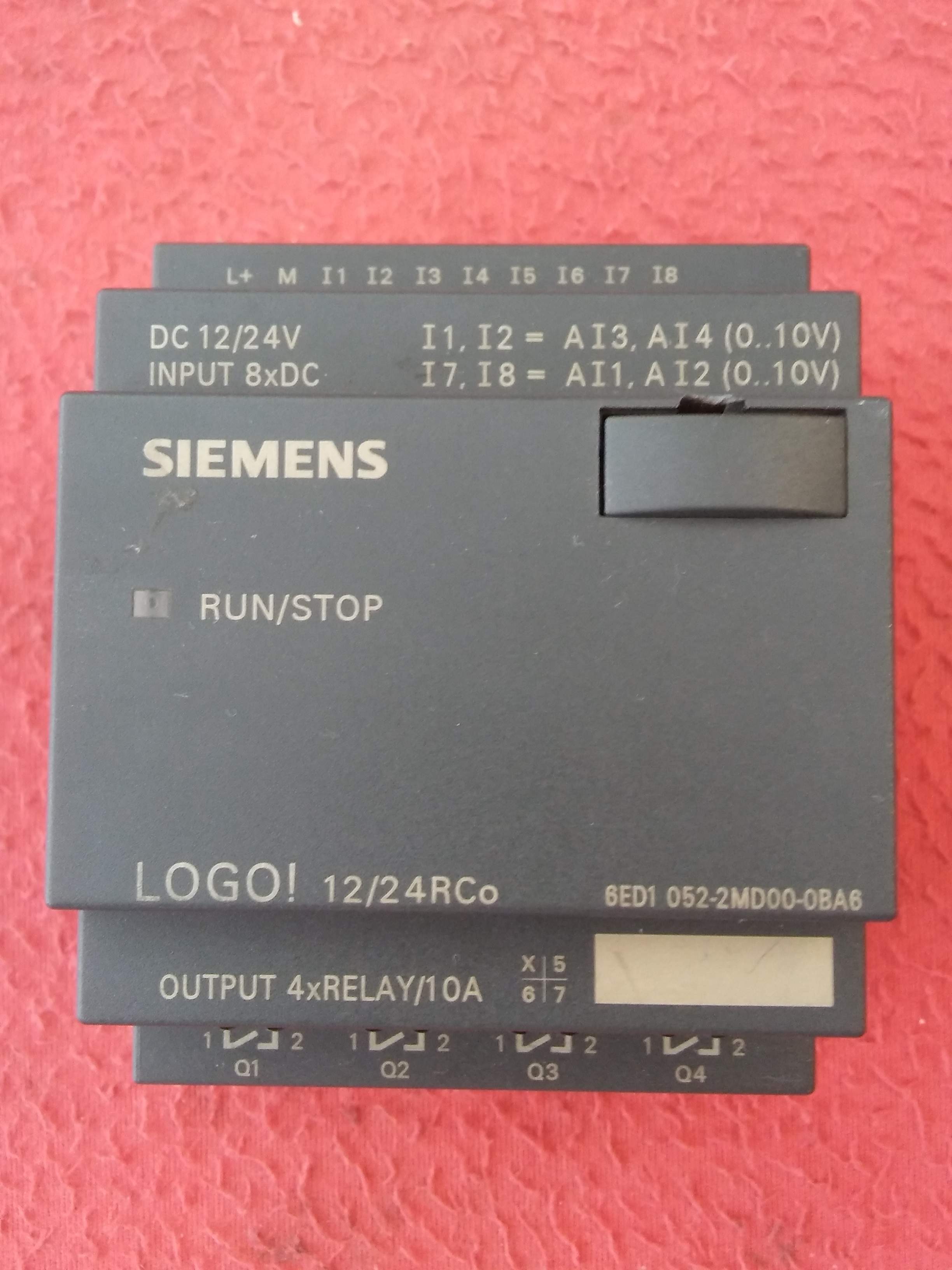 SIEMENS 6ED1 052-2MD00-0BA6 6ED1052-2MD00-0BA6 EKRANSIZ LOGO 12/24VDC PLC CPU