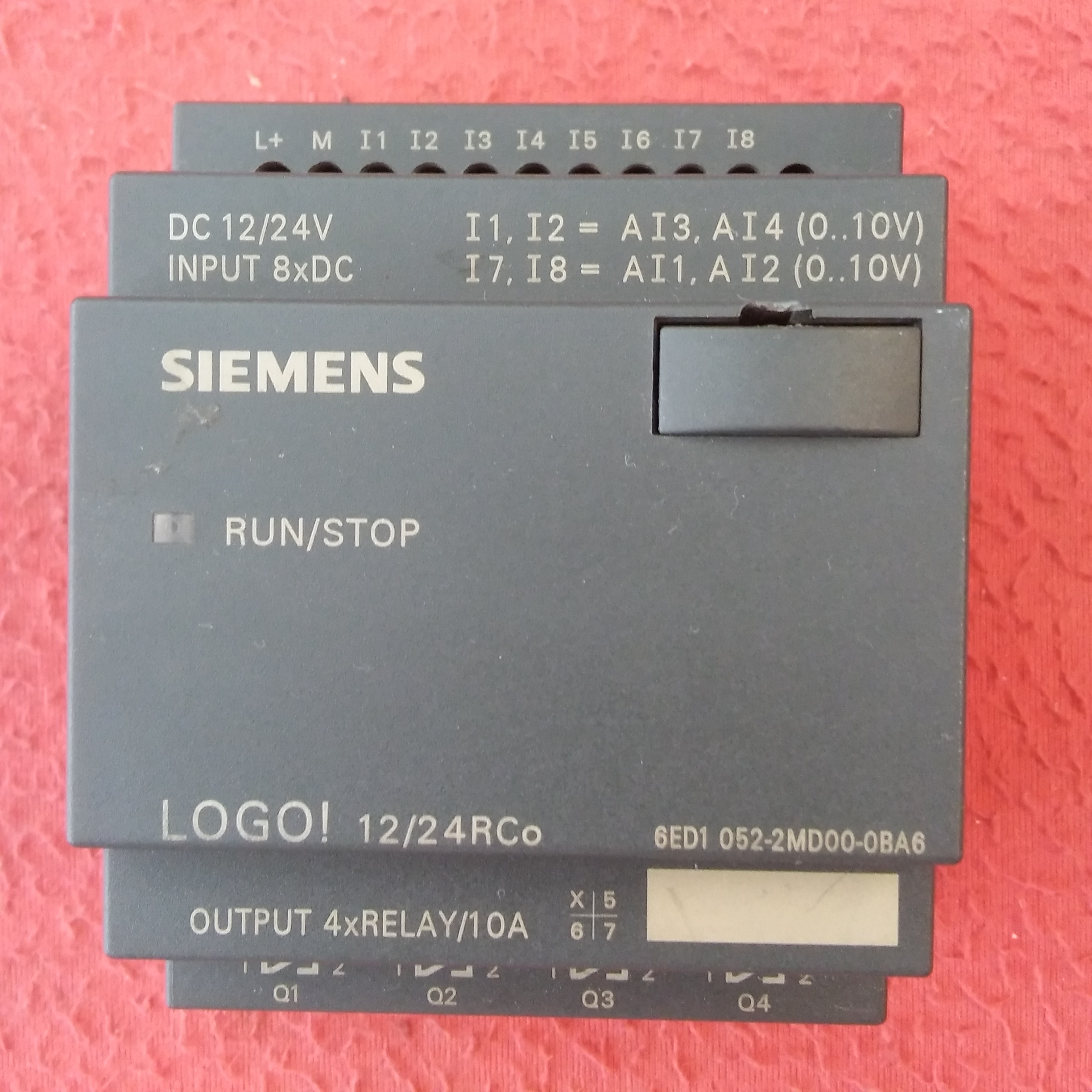 SIEMENS 6ED1 052-2MD00-0BA6 6ED1052-2MD00-0BA6 EKRANSIZ LOGO 12/24VDC PLC CPU