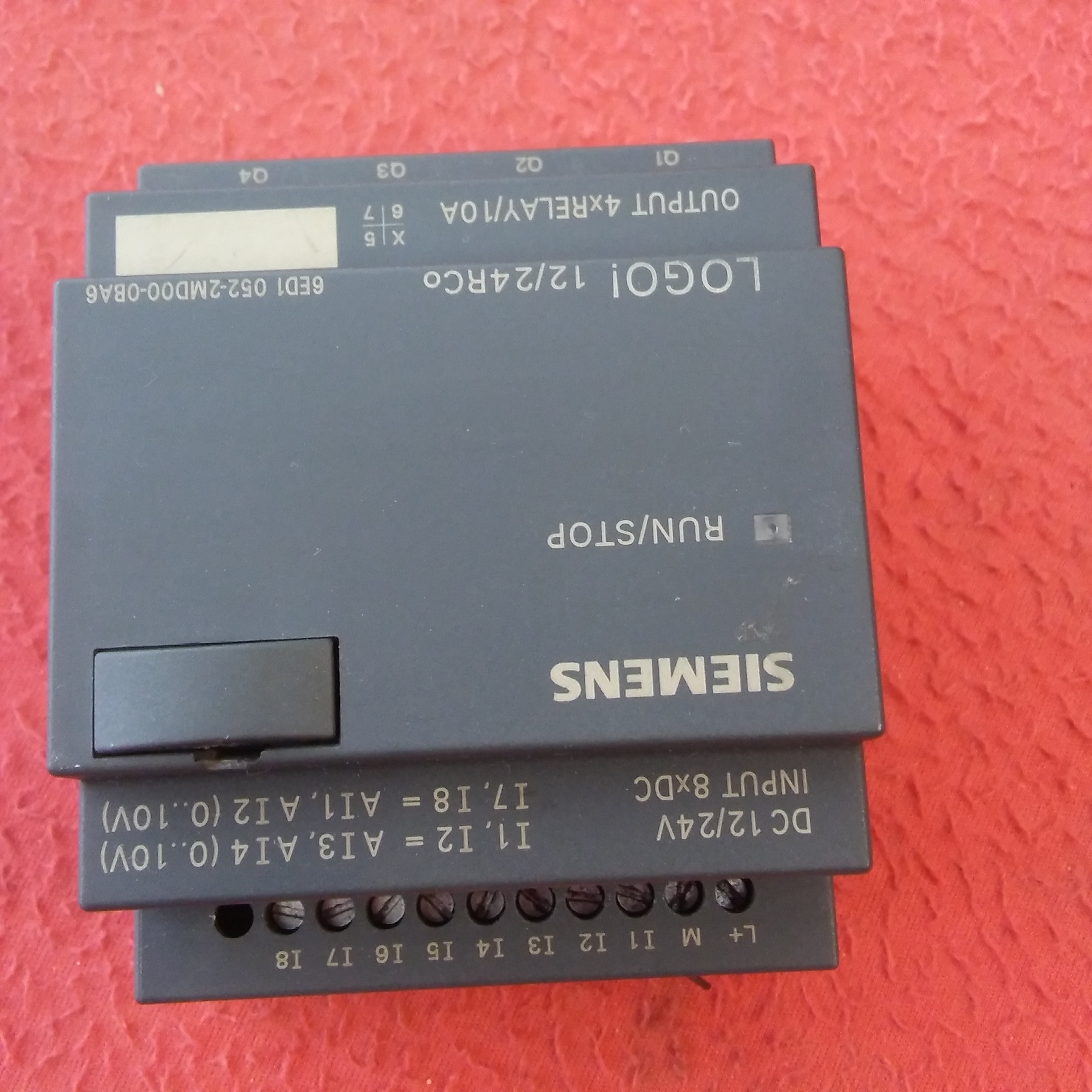 SIEMENS 6ED1 052-2MD00-0BA6 6ED1052-2MD00-0BA6 EKRANSIZ LOGO 12/24VDC PLC CPU