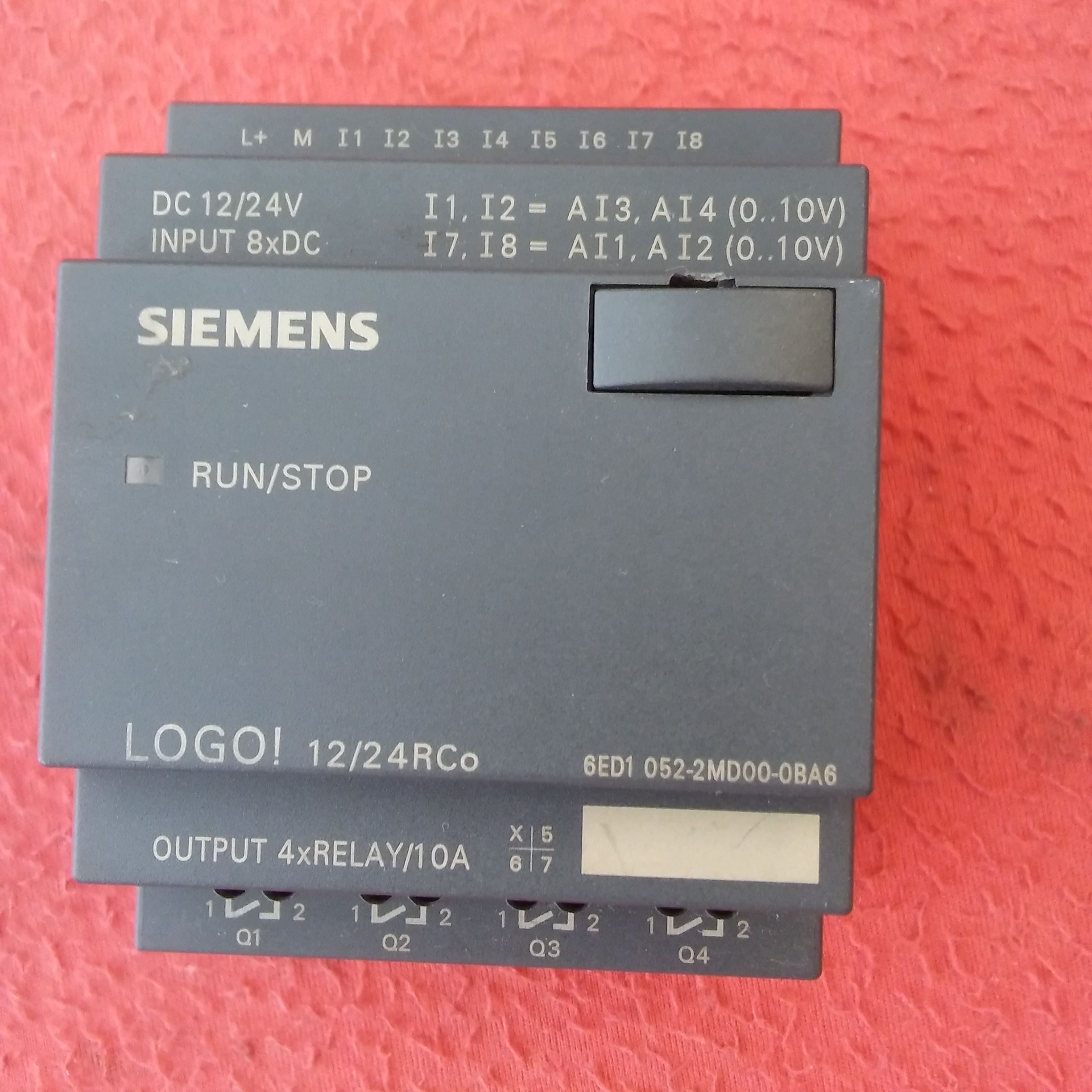 SIEMENS 6ED1 052-2MD00-0BA6 6ED1052-2MD00-0BA6 EKRANSIZ LOGO 12/24VDC PLC CPU