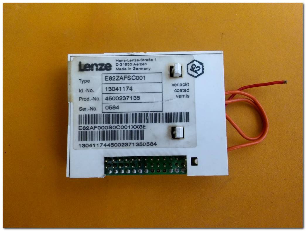 LENZE E82ZAFSC001 INPUT OUTPUT MODULE PLC GİRİŞ ÇIKIŞ MODÜLÜ