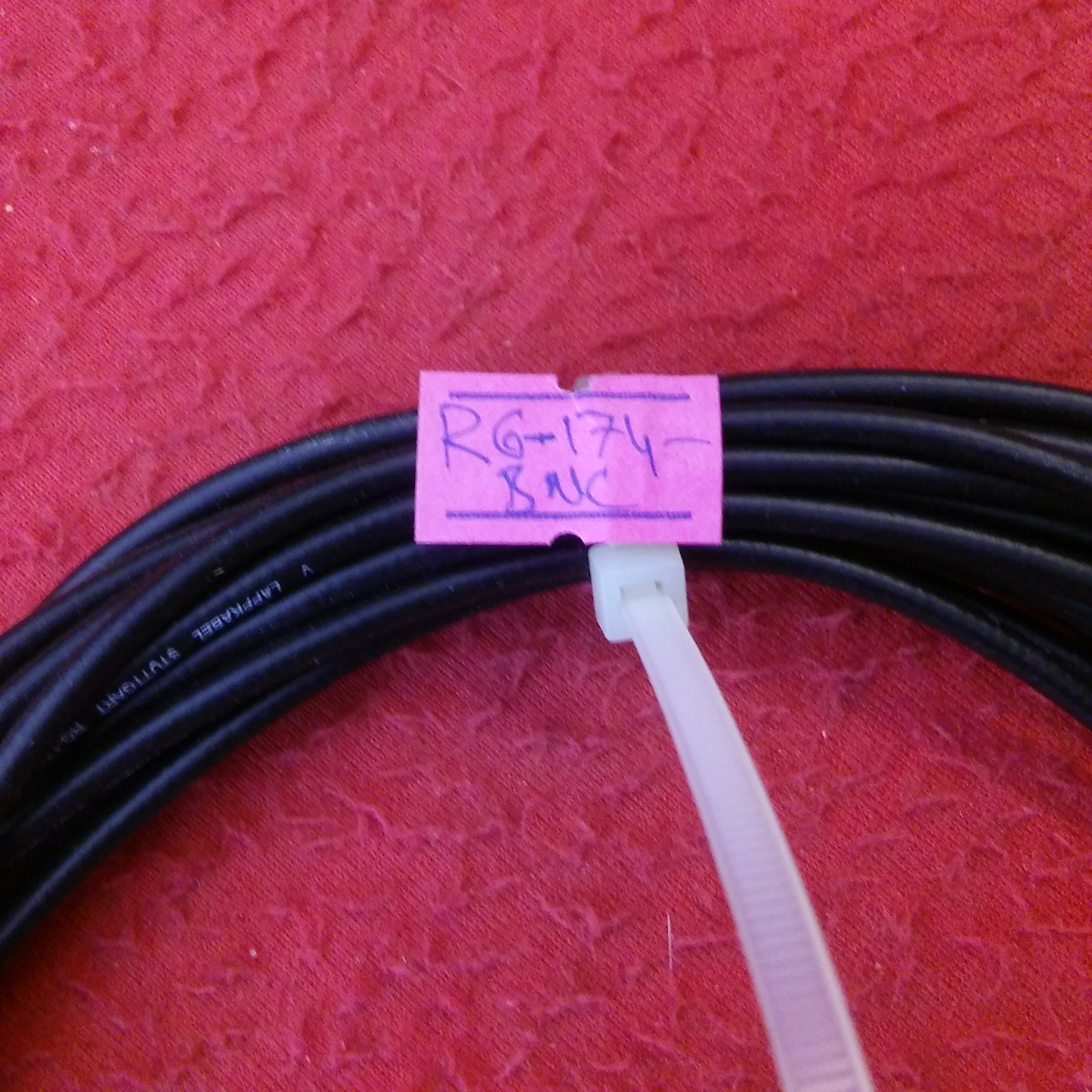 RG-174-BNC RG174A KOAKSİYEL YÜKSEK KALİTE 5 METRE RG58.C/U 5 METRE BNC ERKEK BNC ERKEK RG 59 RG59 B/U MIL-C-17 F