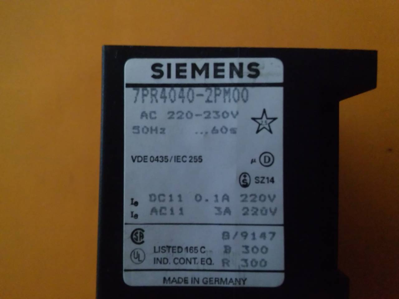 7PR4040-2PM00 SIEMENS 7PR 7PR40 