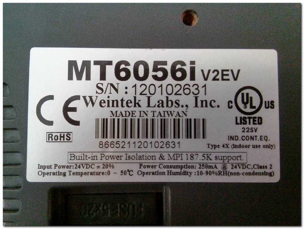 WEİNTEK MT6056İ V2EV 120102631 TOUCH PANEL DOKUNMATİK OPERATÖR PANEL