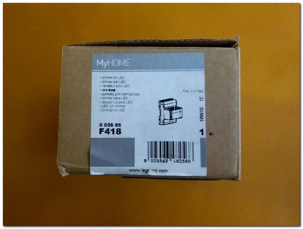 LEGRAND F418 0 036 65 DİMMER FOR LED SIFIR KUTULU LED İÇİN DİMMER