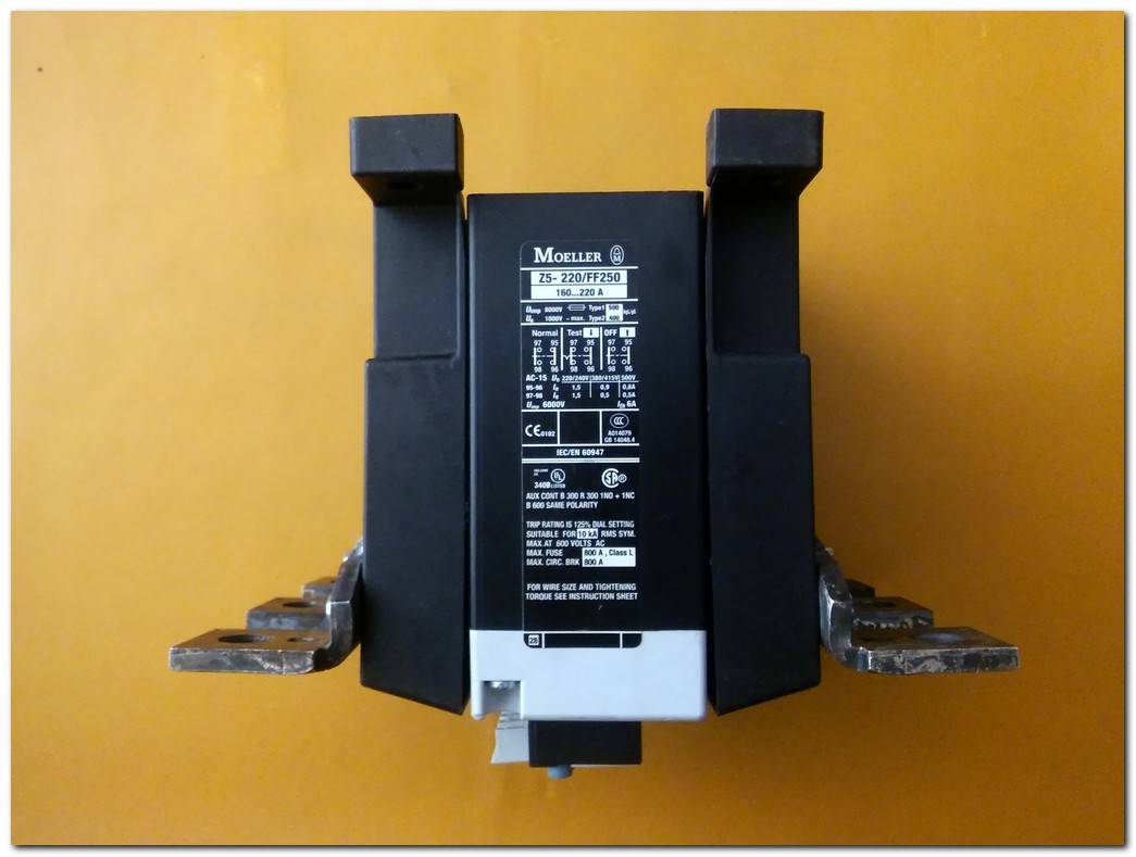 MOELLER Z5 Z5-220-FF250 160A-220A TERMİK MOTOR KORUMA