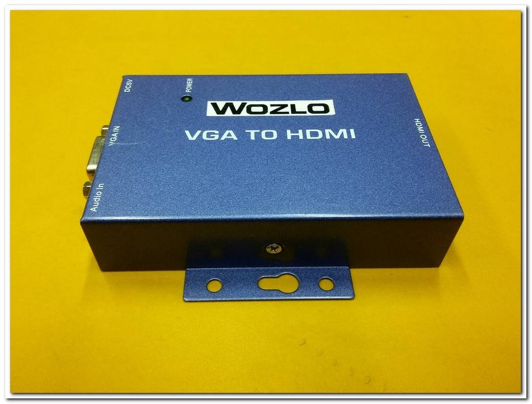 WOZLO VGA TO HDMI W1598  HDMI DÖNÜŞTÜRÜCÜ 