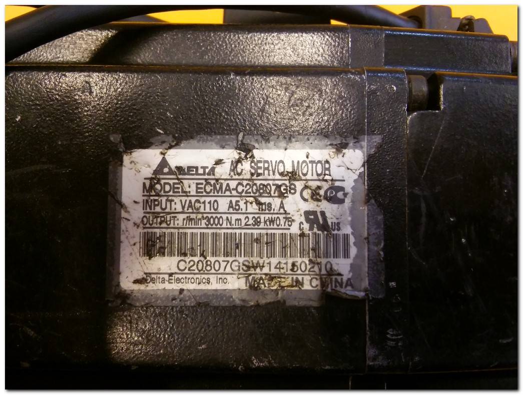 DELTA ECMA-C20807GS 0,75KW AC SERVO MOTOR 0,75 KW SERVO MOTOR