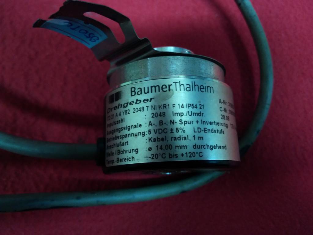 BAUMER THALHEİM ITD 21 A 4 Y82 2048 T NI KR1 F 14 IP54 21 ITD21A4Y82 ITD 1A ENCODER