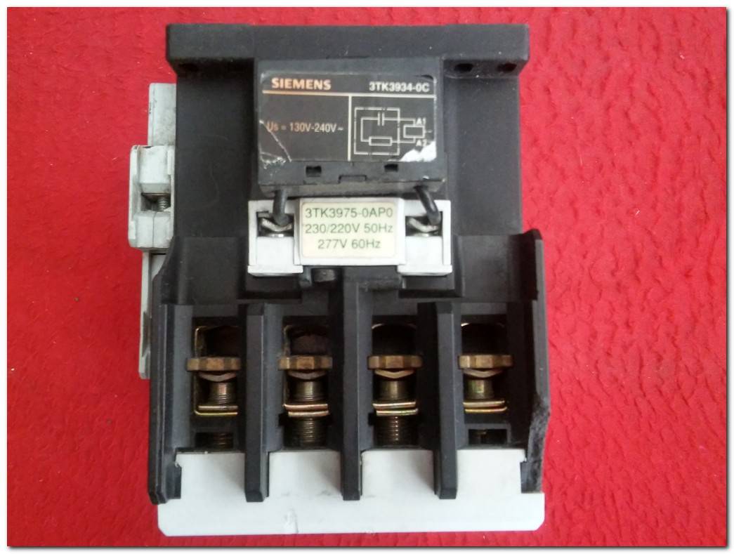 SIEMENS 3TK35 3TK3975-0AP0 3TK3934-0C 4 KUTUPLU KONTAKTÖR 
