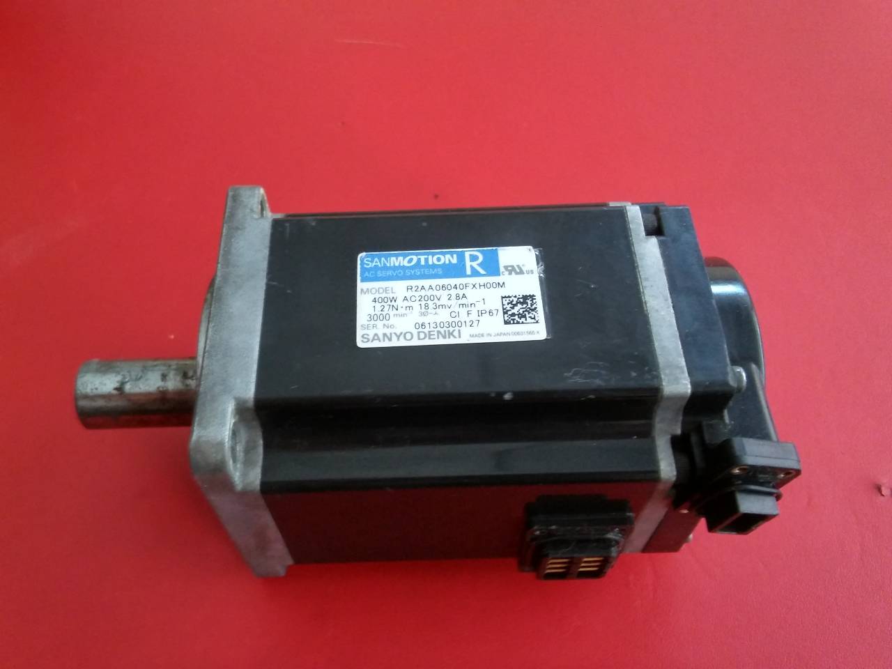 SANMOTION R2AA06040FXH00M 400W AC SERVO SYSTEM SERVO MOTOR SANYO DENKI