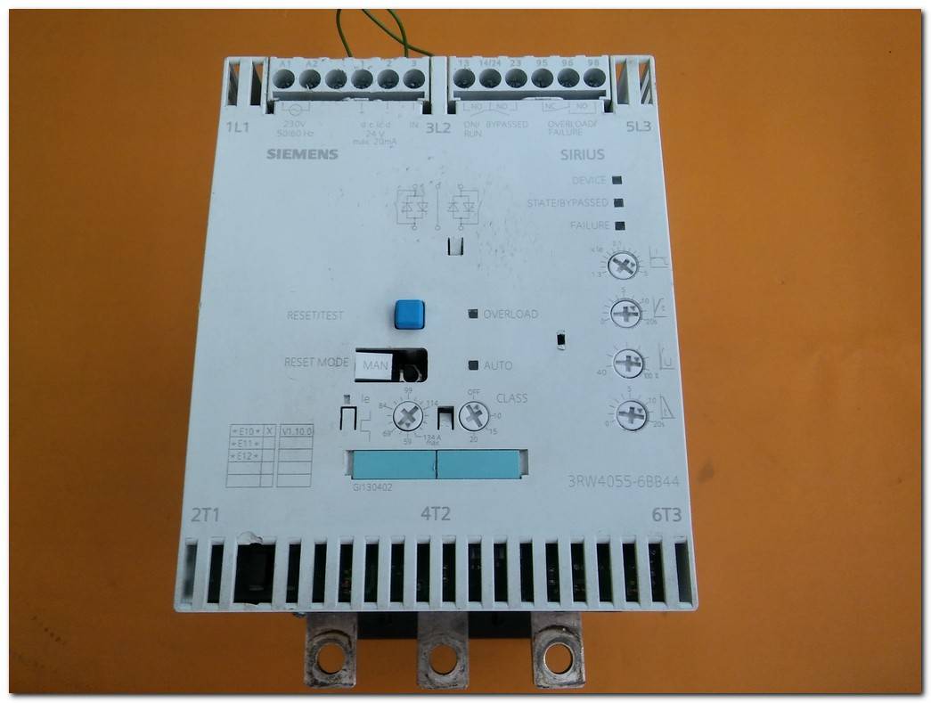 SIEMENS 3RW4055-6BB44 SIRIUS 75KW KONTAKTÖR