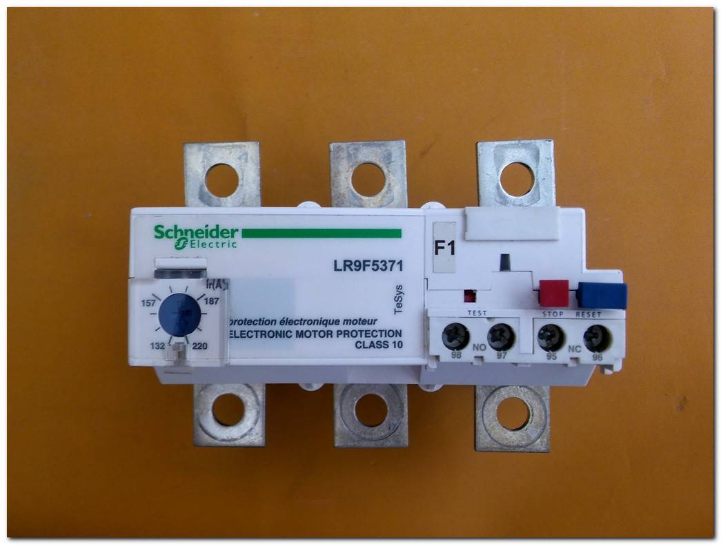 SCHNEİDER LR9F5371 SIFIR KUTULU 220A ELECTRONIC MOTOR PROTECTION CLASS 10 MOTOR KORUMA TERMİK