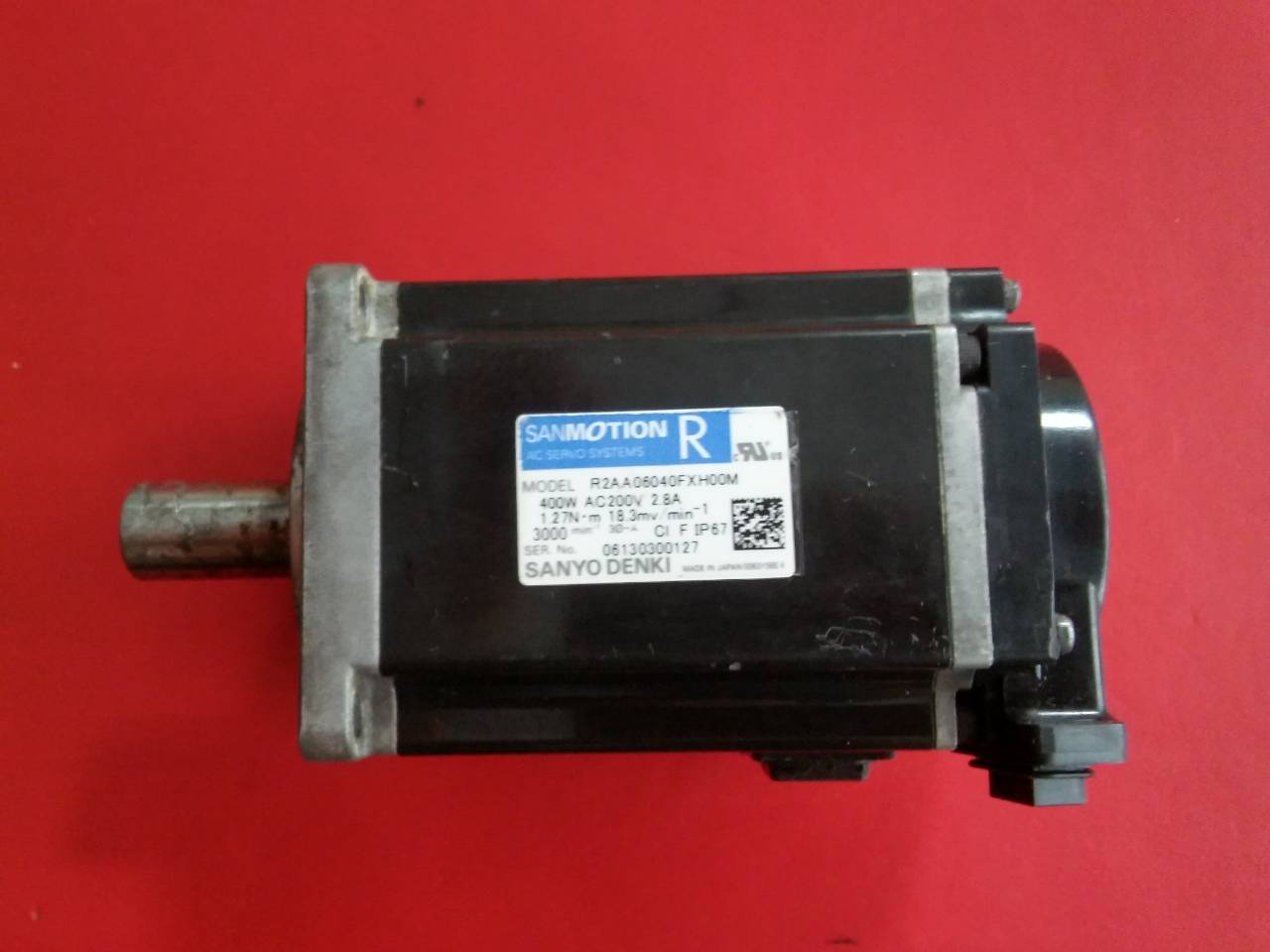 SANMOTION R2AA06040FXH00M 400W AC SERVO SYSTEM SERVO MOTOR SANYO DENKI