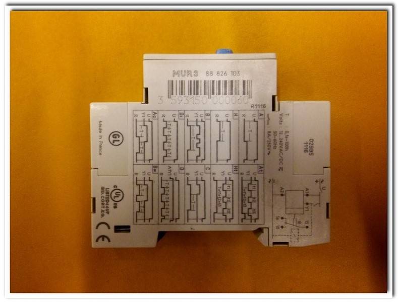 CROUZET MUR3 88 826 103 ZAMAN RÖLESİ 0.1S-100H