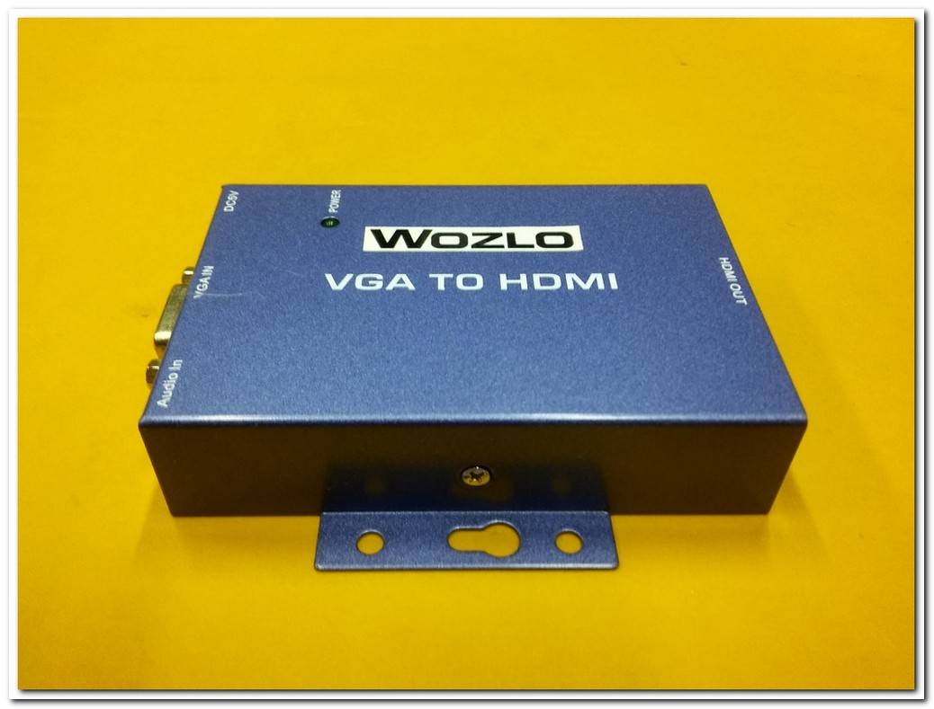 WOZLO VGA TO HDMI W1598  HDMI DÖNÜŞTÜRÜCÜ 