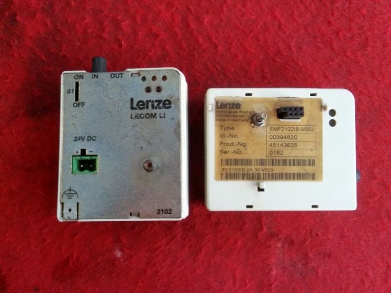 LENZE EMF2102IB-V003 00424852 LECOM LI 2102 MODÜL