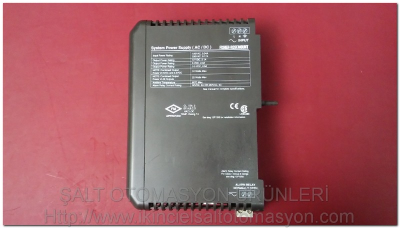 DELTA KJ1501X1-BA2 FISHER-ROSEMOUNT SYSTEM POWER SUPPLY AC-DC GÜÇ KAYNAĞI​
