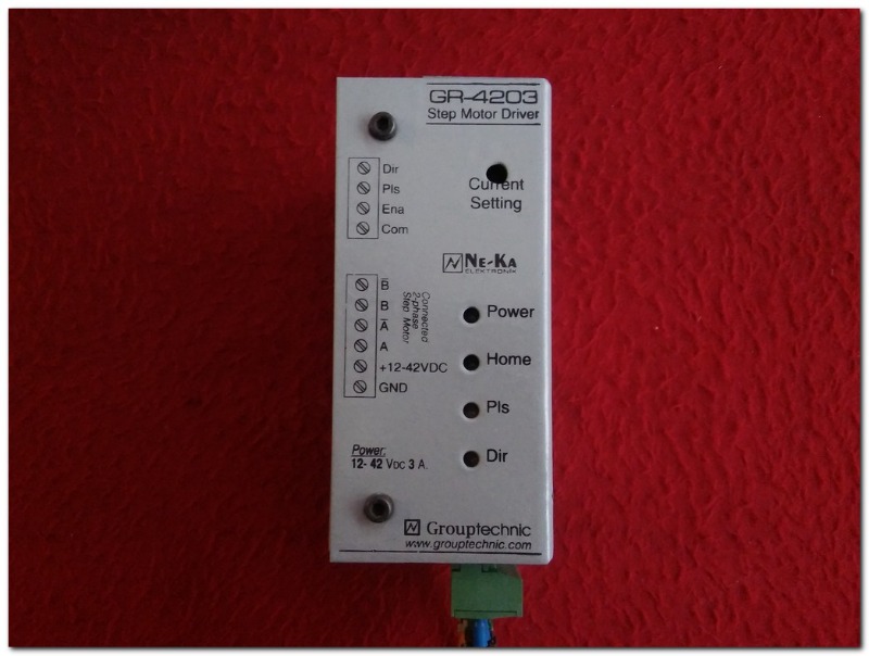 GROUPTECHNİC GR-4203 STEP MOTOR DRIVER NE-KA ELEKTRONİK SÜRÜCÜ