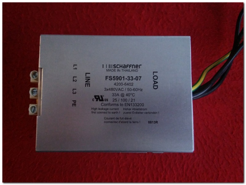 SCHAFFNER FS5901-33-07 4200-6402 LİNE FİLTER HARMONİK FİLTRE