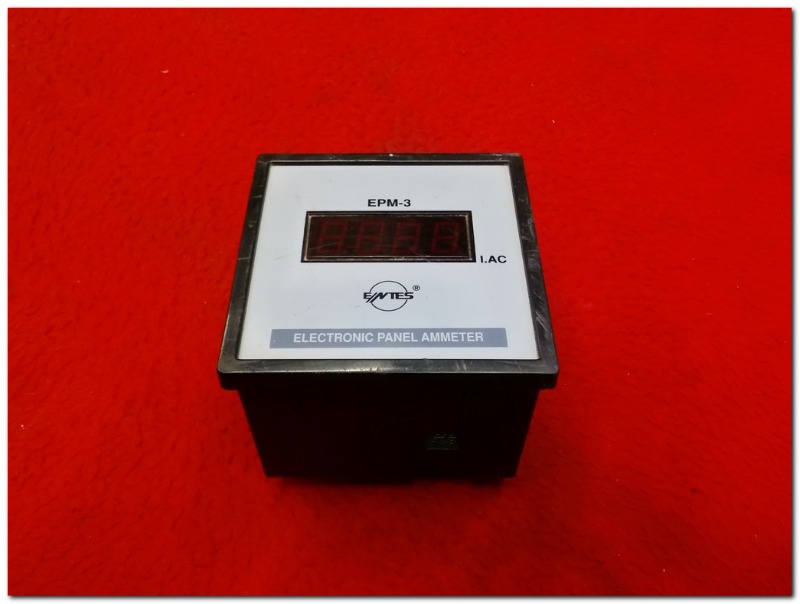 ENTES EPM-3 ELECTRONIC PANEL AMMETER AMPERMETRE