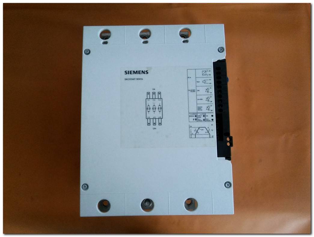 SIEMENS 3RW3467-0DC44 132KW SOFT STARTER SIKOSTART 3RW34 3RW3467-ODC44 132 KW YUMUŞAK YOL VERME