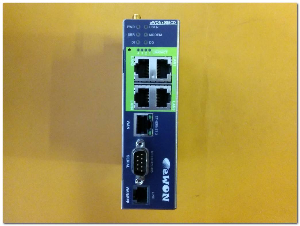 EWON EWONX005CD 2005CD UMTS MPI Profibus Ethernet ile Siemens S7 PLC için eWONx005CD Endüstriyel VPN Router