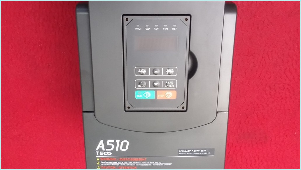 TECO A510-4010-H3-E A510-4010-H3 A510 11KW ENCODER KARTLI SÜRÜCÜ