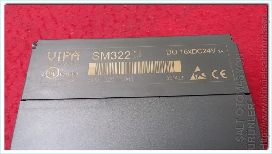 VIPA 322-1BH01 SM322 DO 16XDC24V 1A PLC EK MODÜL SIFIRDAN FARKI FİYATI
