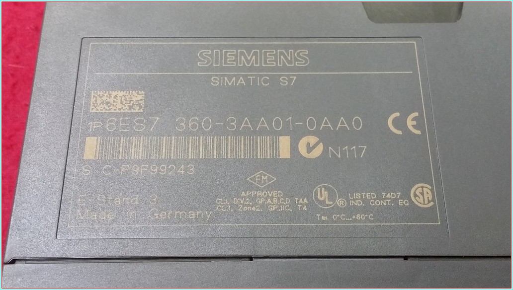 SIEMENS 6ES7 360-3AA01-0AA0 6ES7360-3AA01-0AA0 ARA YÜZ KARTI SIMATIC S7 IM360 IM-S PLC EK MODÜL