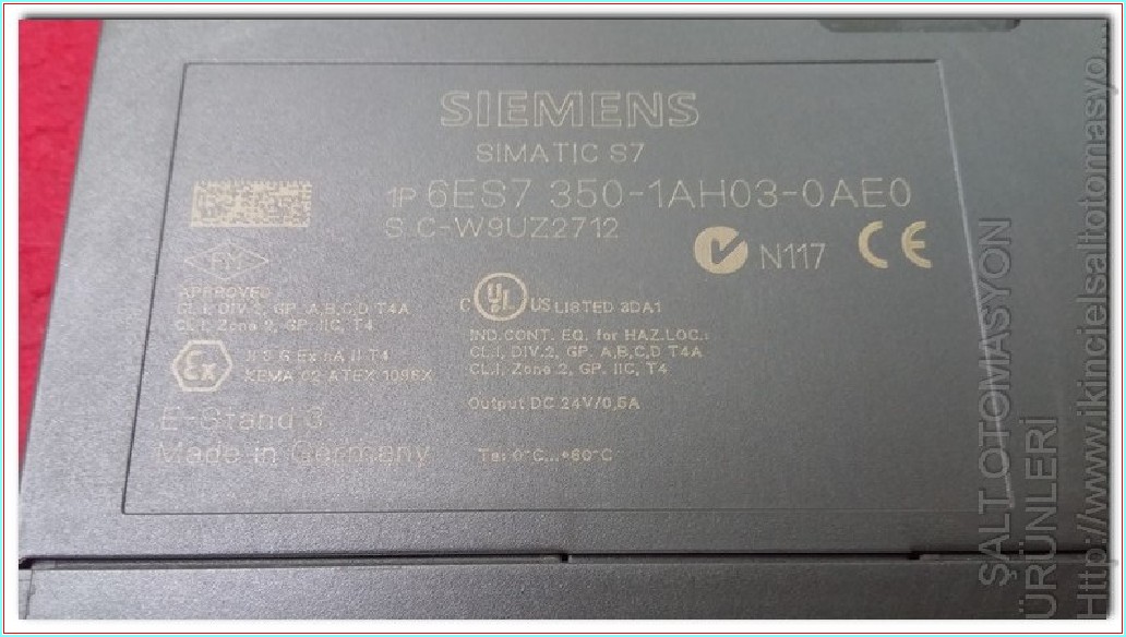 SIEMENS 6ES7 350-1AH03-0AE0 6ES7350-1AH03-0AE0	 SM350 COUNTER MODULE SIMATIC S7 PLC EK MODÜL
