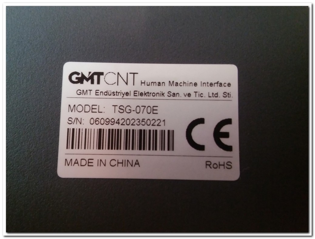 GMT CNT TSG-070E TOUCH PANEL SIFIR KUTULU OPERATÖR PANEL
