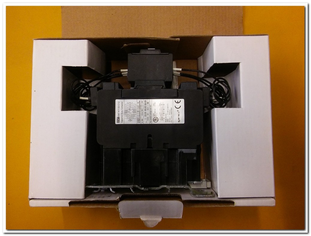 ENTES ENT-KT-33-C12 M7 SIFIR KUTULU CAPACITOR DUTY CONTACTOR KONDANSATÖR GÖREV KONTAKTÖRÜ