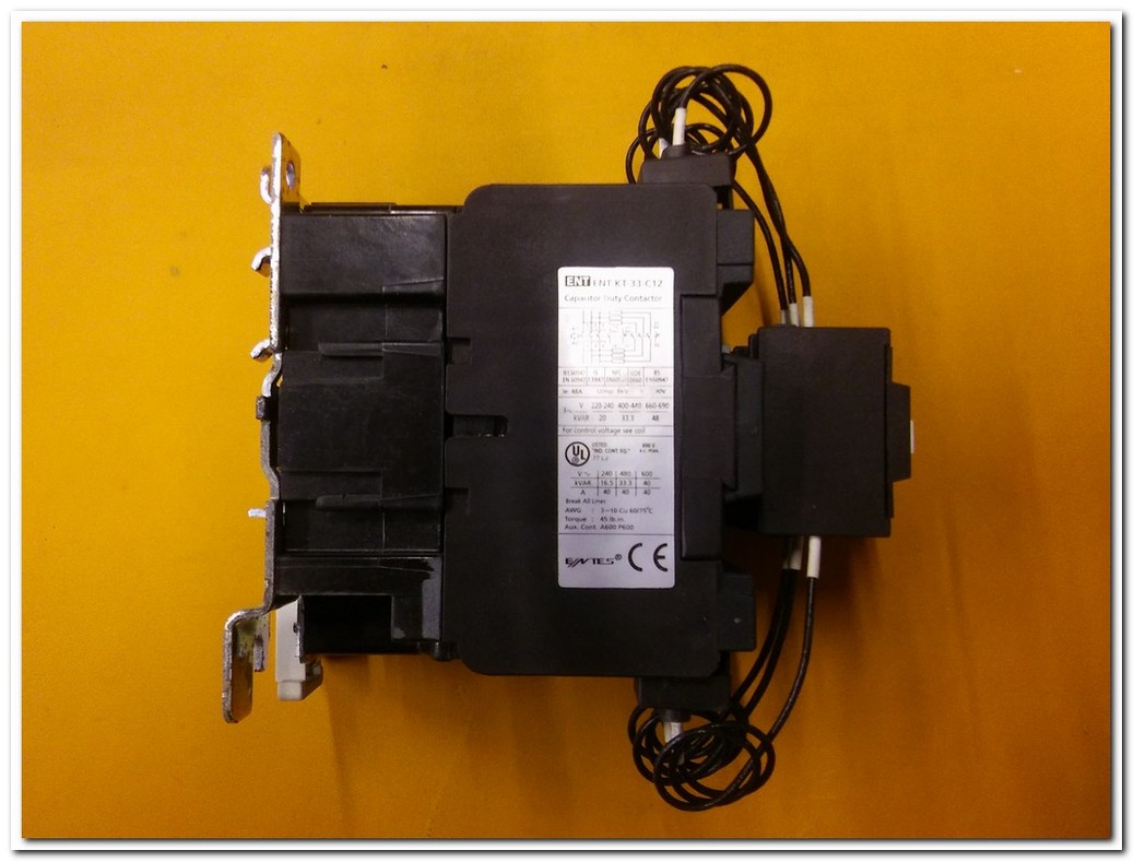 ENTES ENT-KT-33-C12 M7 SIFIR KUTULU CAPACITOR DUTY CONTACTOR KONDANSATÖR GÖREV KONTAKTÖRÜ