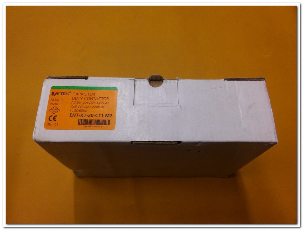 ENTES ENT-KT-20-C11 M7 CAPACITOR DUTY CONTACTOR SIFIR KUTULU KONDANSATÖR GÖREV KONTAKTÖRÜ