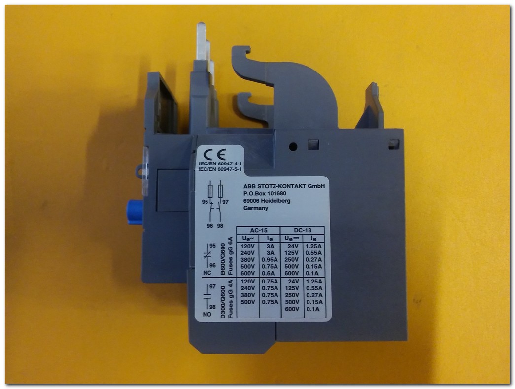 ABB TF42-0.74 1SAZZ721201R1021 SIFIR KUTULU TERMAL AŞIRI YÜK RÖLESİ
