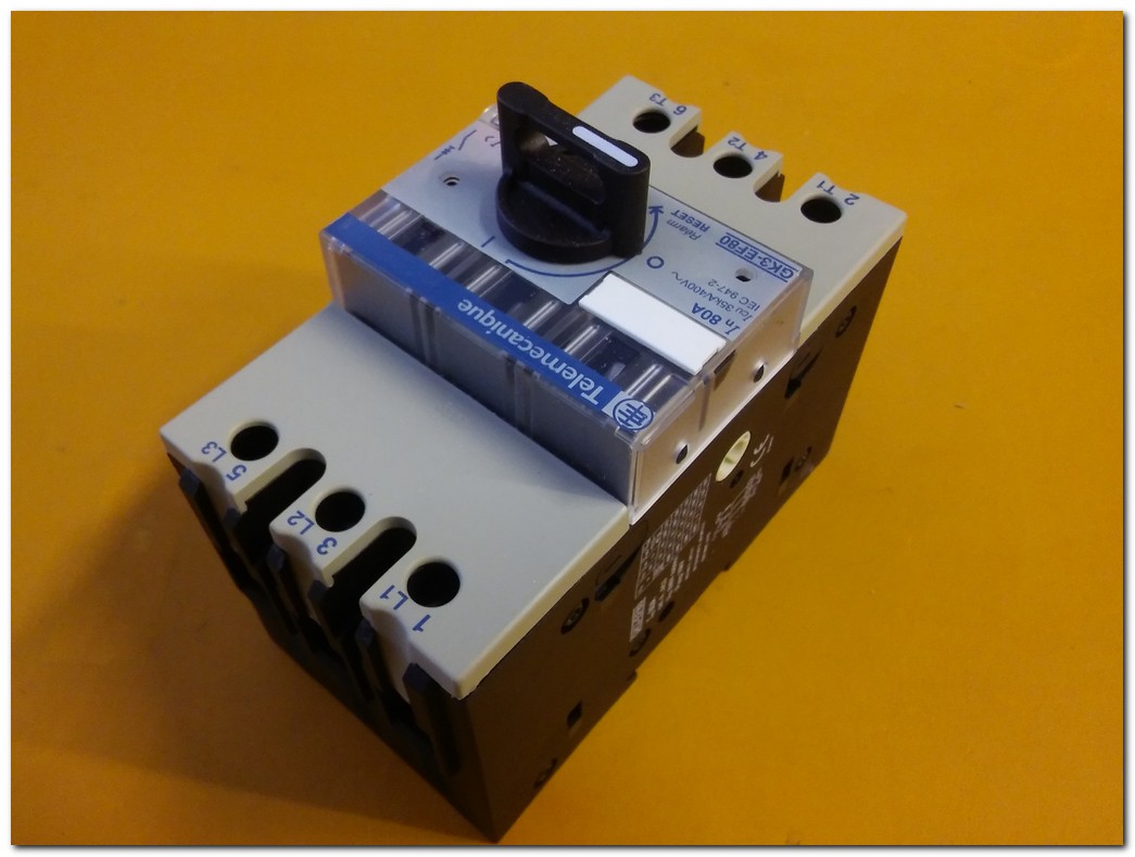TELEMECANIQUE GK3-EF80 80A SIFIR KUTULU GK3EF80 ŞALTER TİPİ MOTOR KORUMA