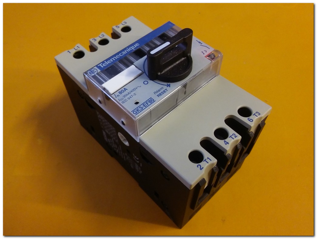 TELEMECANIQUE GK3-EF80 80A SIFIR KUTULU GK3EF80 ŞALTER TİPİ MOTOR KORUMA