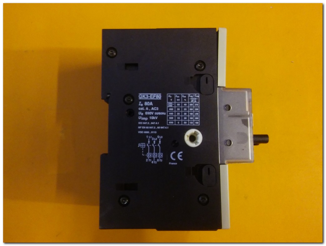 TELEMECANIQUE GK3-EF80 80A SIFIR KUTULU GK3EF80 ŞALTER TİPİ MOTOR KORUMA