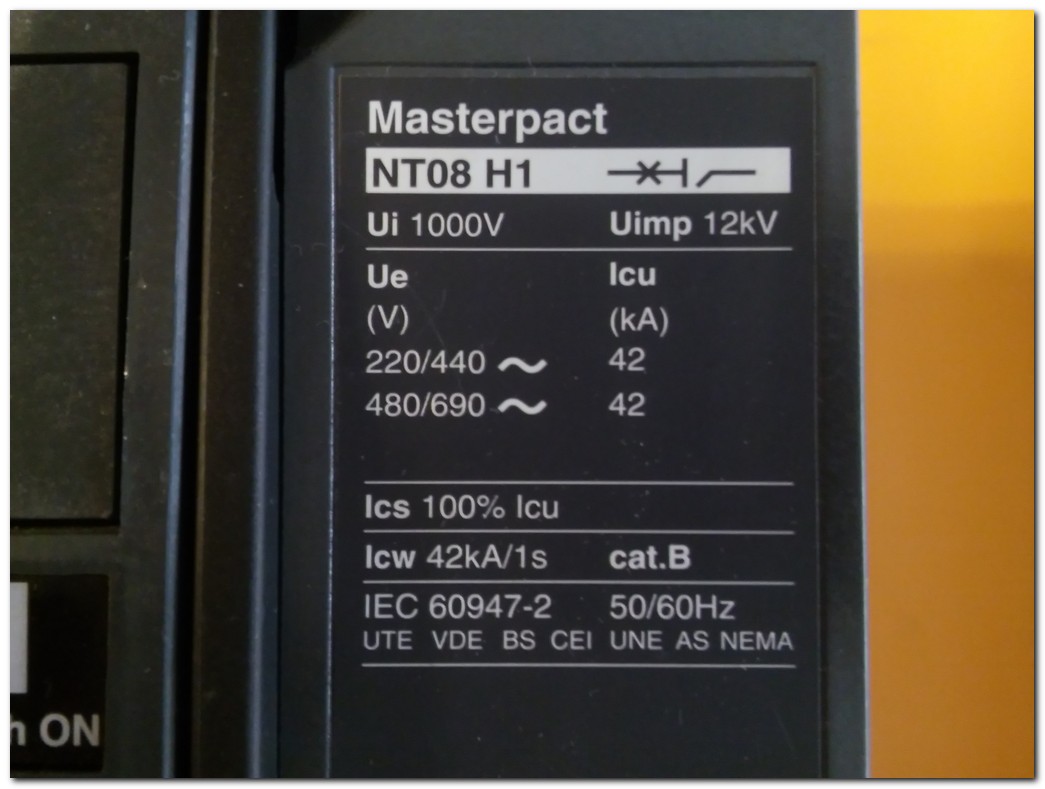 SCHNEİDER NT08 H1 NT08H1 MİCROLOGİC 6.0E 800A 4 KUTUPLU MASTERPACT