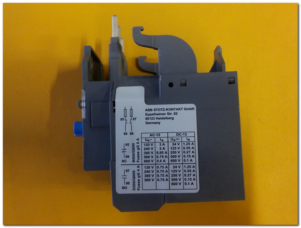 ABB TF42-13 1SAZ721201R1045 SIFIR KUTULU TERMİK AŞIRI YÜK RÖLESİ