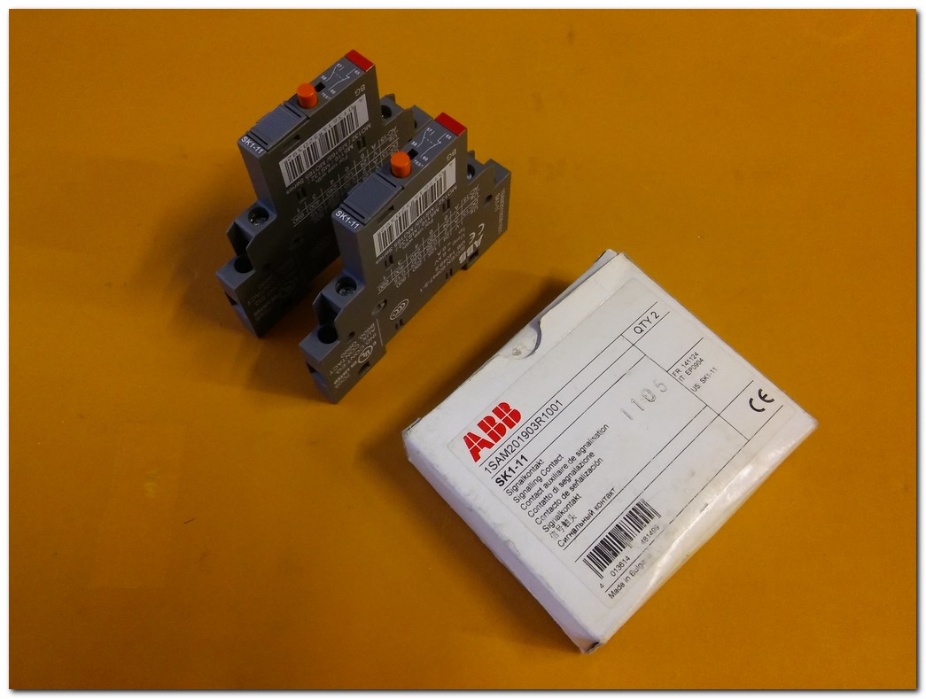 ABB SK1-11 SIFIR KUTULU SİGNALLİNG CONTACT 1SAM201903R1001 SİNYAL KONTAĞI