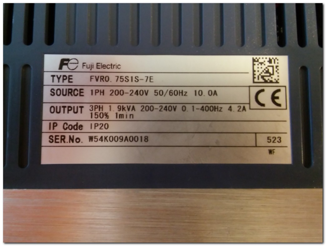 FUJİ FVR0.75S1S-7E 1,9KVA SÜRÜCÜ FVR-MİCRO 1.9 KVA INVERTER