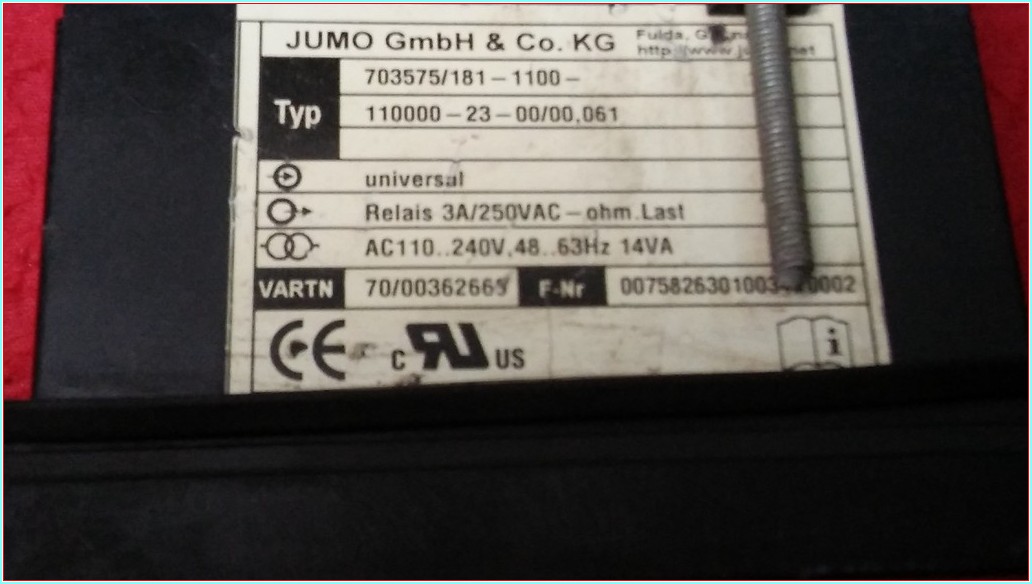 JUMO DICON 400 703575/181-1100-110000-23-00/00,061