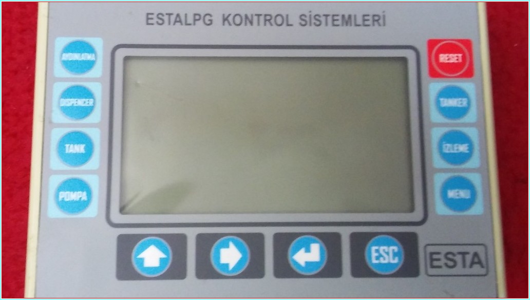 ESTA LPG KONTROL SİSTEMLERİ KONTROL PANELİ