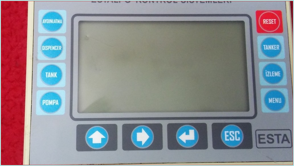 ESTA LPG KONTROL SİSTEMLERİ KONTROL PANELİ