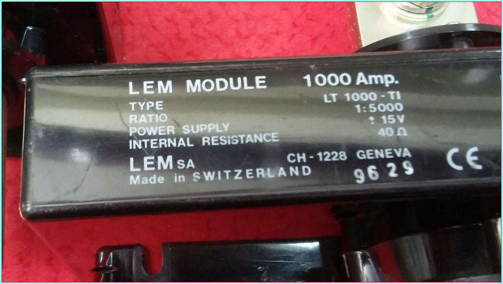 LEM MODULE LT 1000-TI AKIM SENSÖRÜ DÖNÜŞTÜRÜCÜ MODÜLÜ