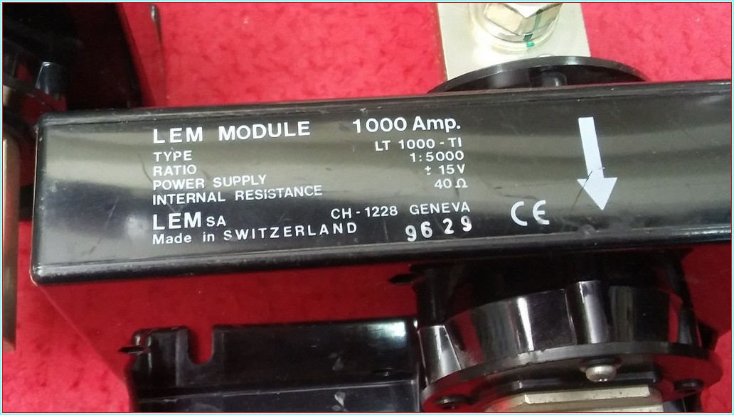 LEM MODULE LT 1000-TI AKIM SENSÖRÜ DÖNÜŞTÜRÜCÜ MODÜLÜ