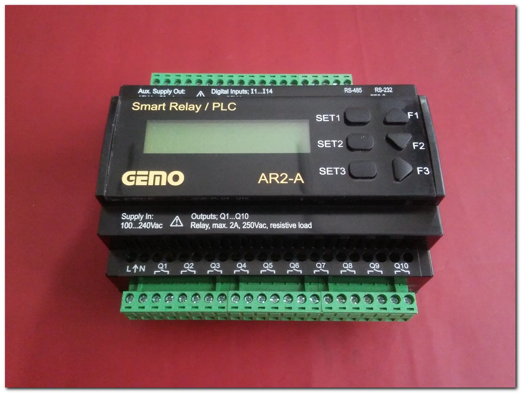 GEMO AR2-A AR2-A-230VAC-14D SMART RELAY PLC