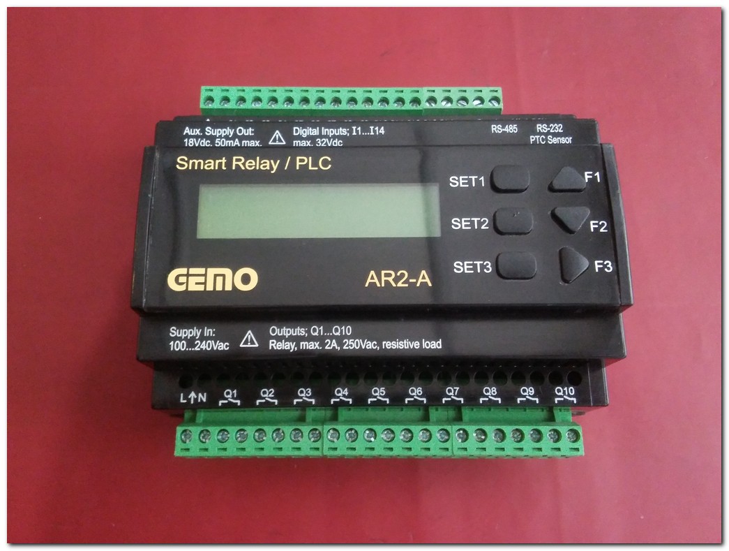 GEMO AR2-A AR2-A-230VAC-14D SMART RELAY PLC